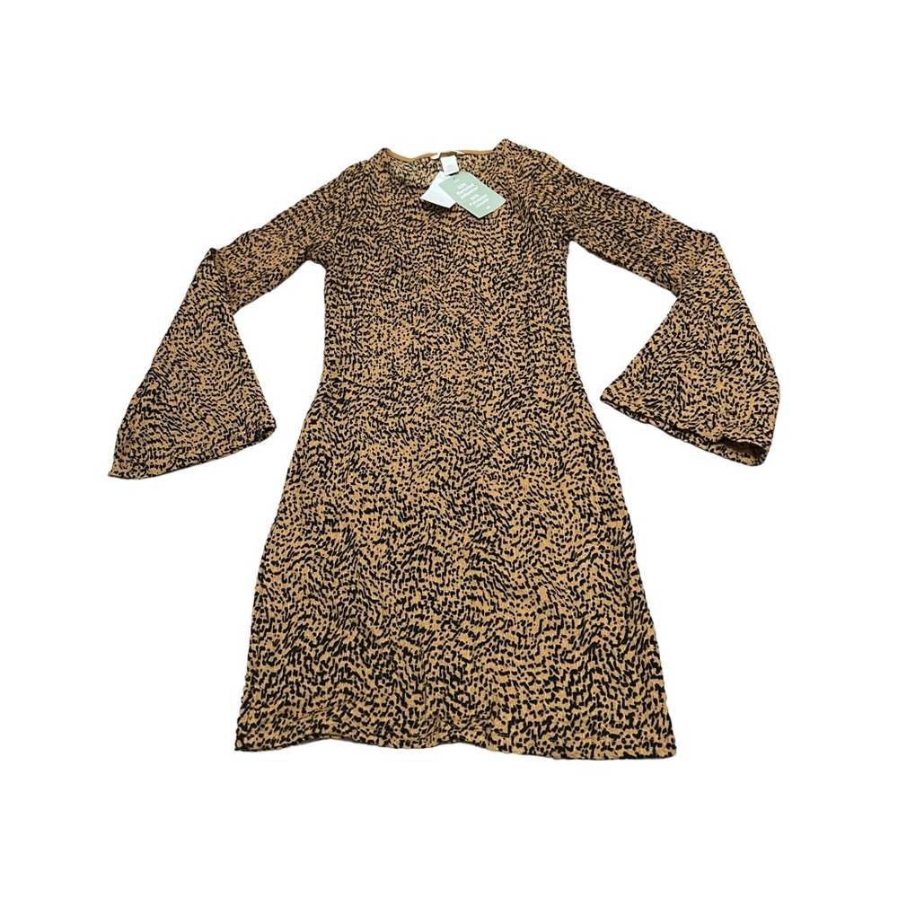 NWT animal print flare sleeve dress